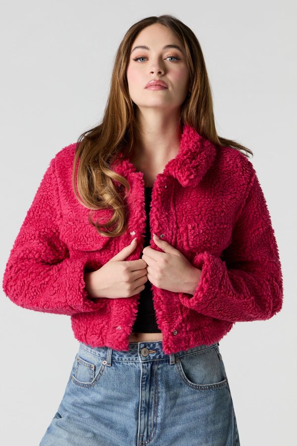 Collared Sherpa Jacket - 图片 7