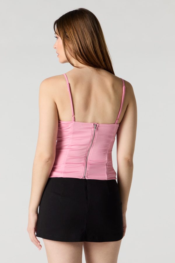 Sweetheart Neckline Corset Top - 图片 2