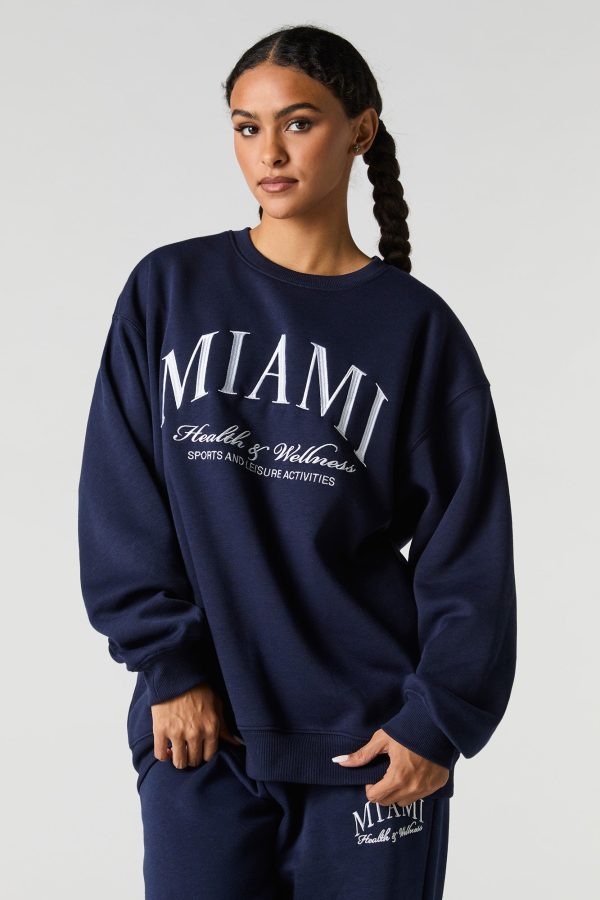 Graphic Fleece Oversized Sweatshirt - 图片 13