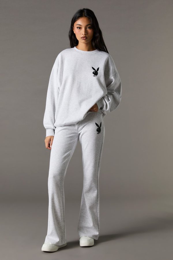 Playboy Oversized Graphic Fleece Sweatshirt - 图片 11