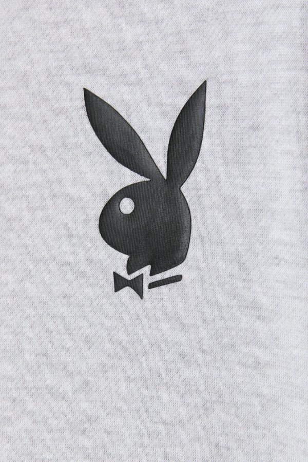 Playboy Oversized Graphic Fleece Sweatshirt - 图片 12