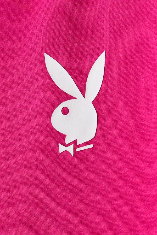 Playboy Oversized Graphic Fleece Sweatshirt - 图片 5