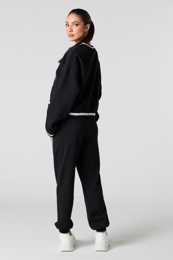 Chenille Embroidered Destination Jogger - 图片 7