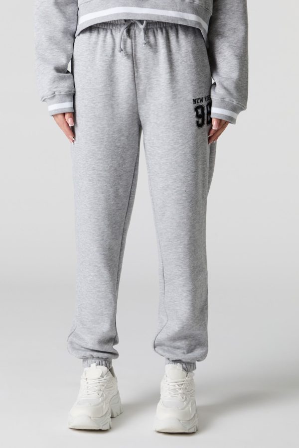 Chenille Embroidered Destination Jogger - 图片 10