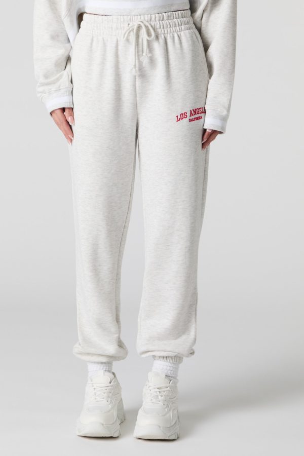 Chenille Embroidered Destination Jogger - 图片 14