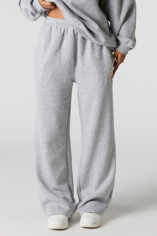 Graphic Fleece Wide Leg Sweatpant - 图片 2