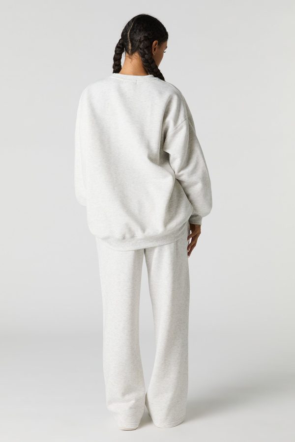 Graphic Fleece Wide Leg Sweatpant - 图片 11