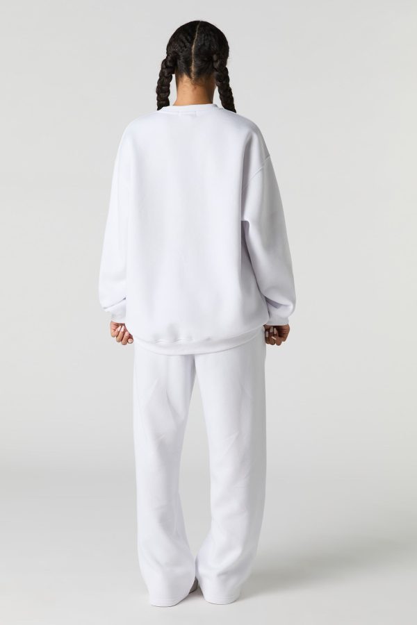 Graphic Fleece Wide Leg Sweatpant - 图片 15