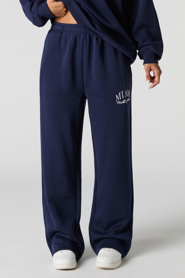 Graphic Fleece Wide Leg Sweatpant - 图片 18