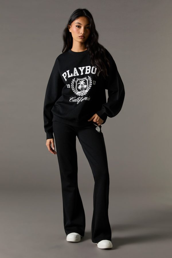 Playboy Graphic Flare Fleece Sweatpant - 图片 6