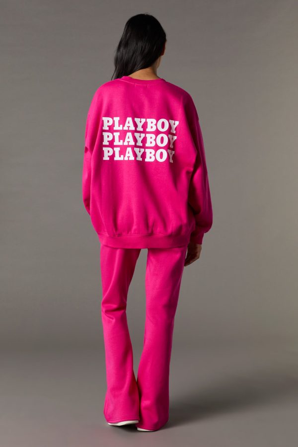 Playboy Graphic Flare Fleece Sweatpant - 图片 3