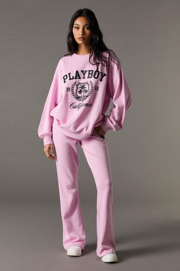 Playboy Graphic Flare Fleece Sweatpant - 图片 14