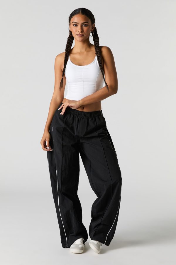 Nylon Wide Leg Pant - 图片 5