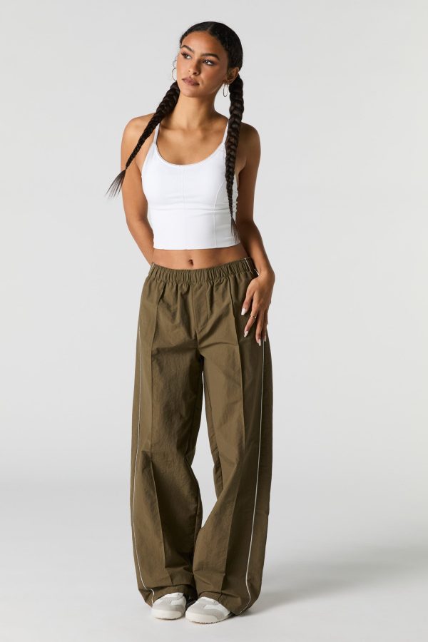 Pantalon à jambe large en nylon - 图片 8