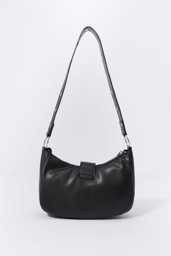 Faux Leather Crossbody Purse - 图片 2