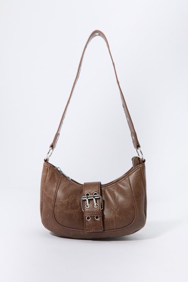 Faux Leather Crossbody Purse - 图片 5