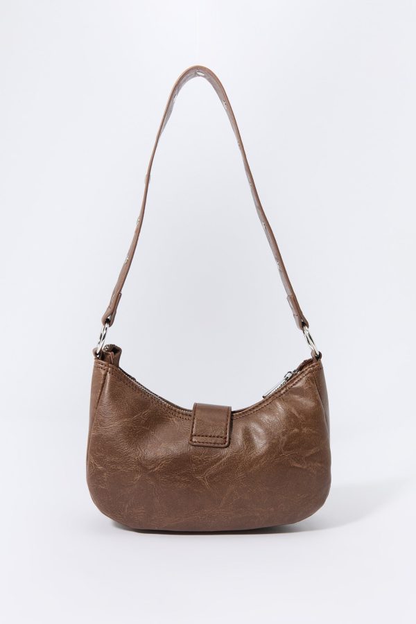 Faux Leather Crossbody Purse - 图片 6