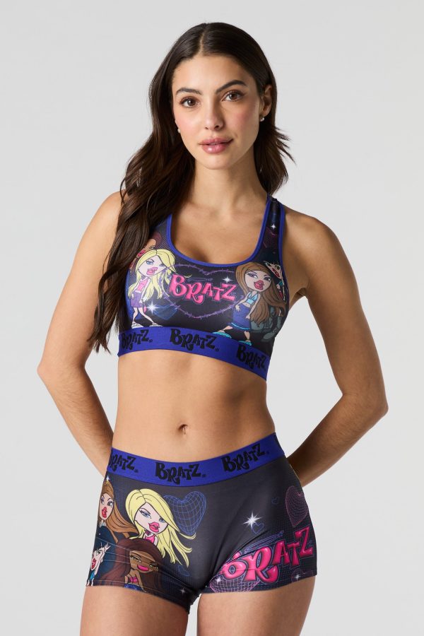 Bratz Sports Bra & Boy Short 2 Piece Set