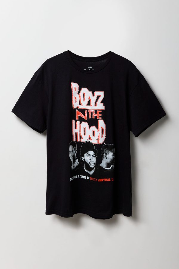 T-shirt à imprimé Boys N The Hood - 图片 4