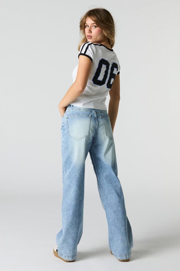 Curvy Stretch Wide Leg Jean - 图片 3