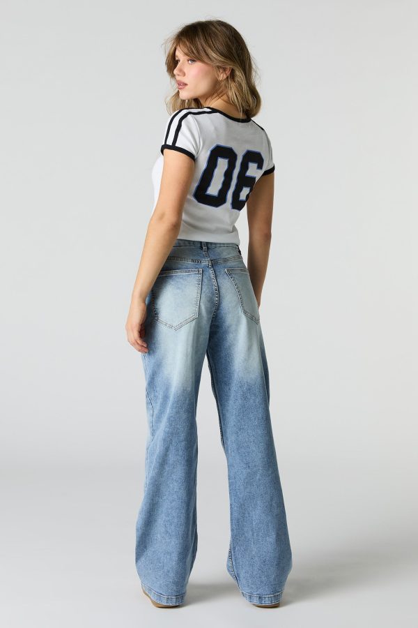 Curvy Stretch Wide Leg Jean - 图片 3