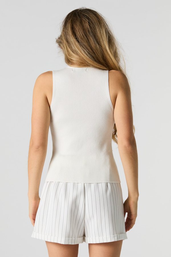 Camisole ctelée avec découpe - 图片 2