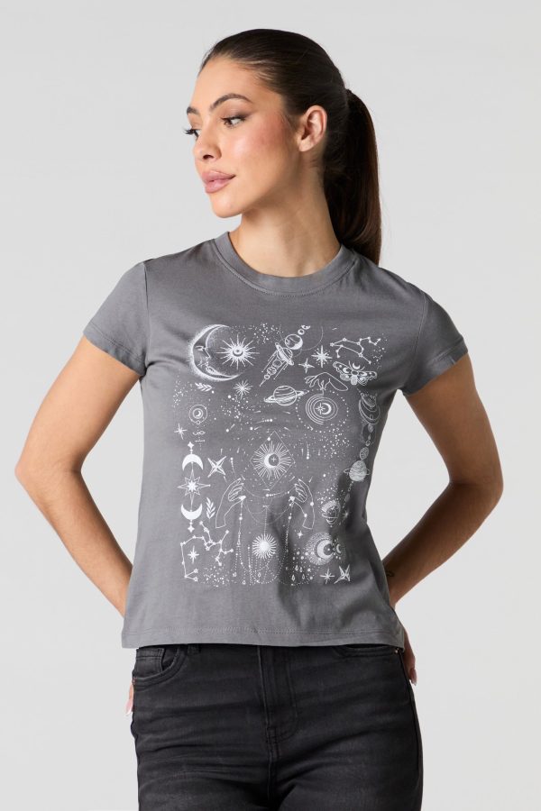 Mystic Graphic Fitted T-Shirt