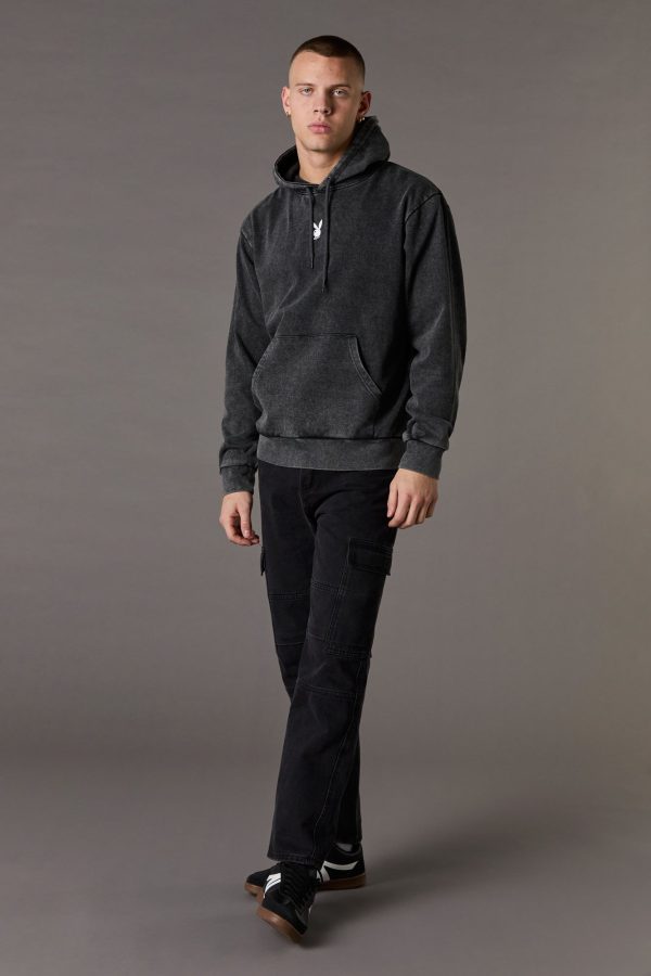 Playboy Graphic Washed Fleece Hoodie - 图片 7