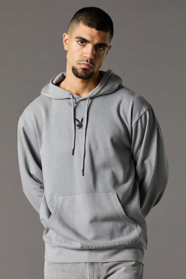 Playboy Graphic Washed Fleece Hoodie