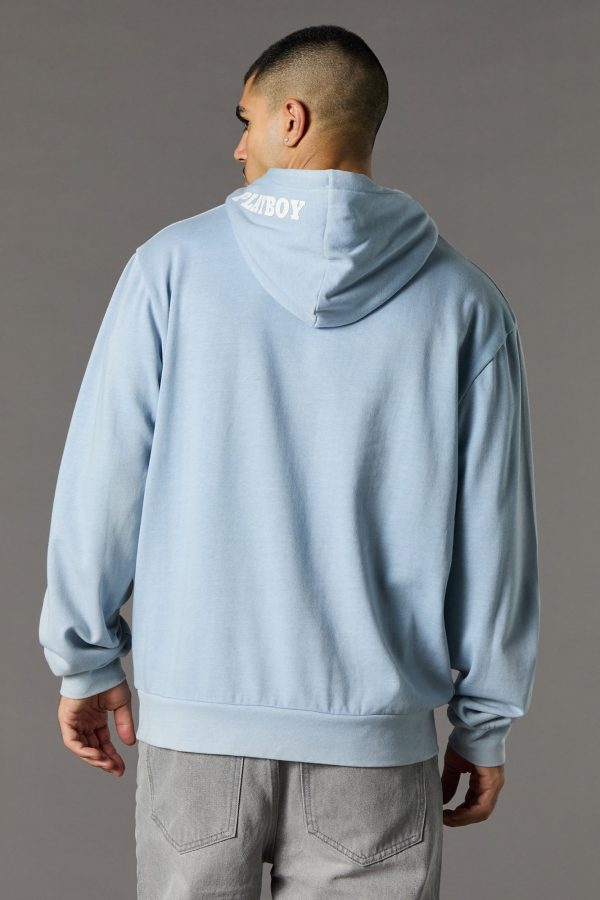 Playboy Graphic Washed Fleece Hoodie - 图片 10