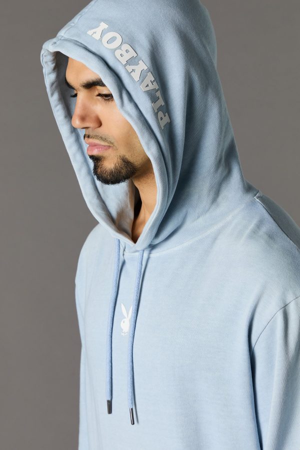 Playboy Graphic Washed Fleece Hoodie - 图片 12