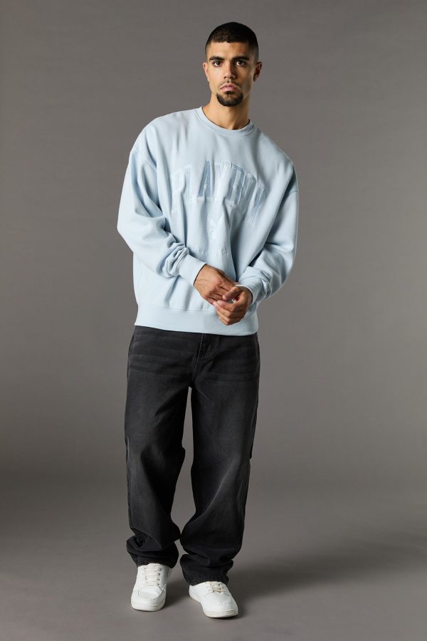 Playboy Embroidered Fleece Sweatshirt - 图片 6