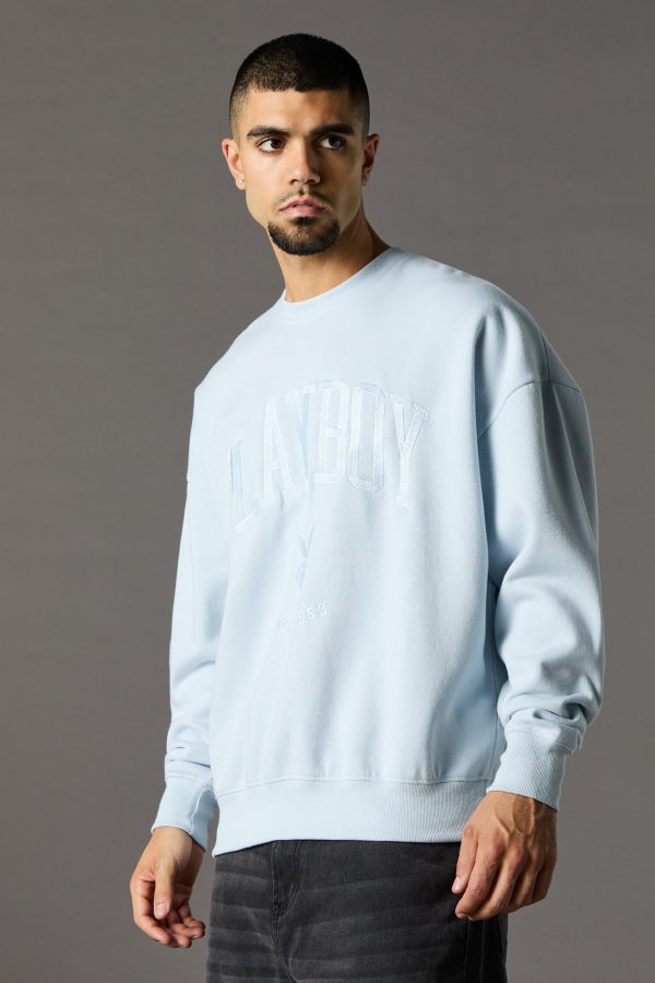 Playboy Embroidered Fleece Sweatshirt - 图片 4