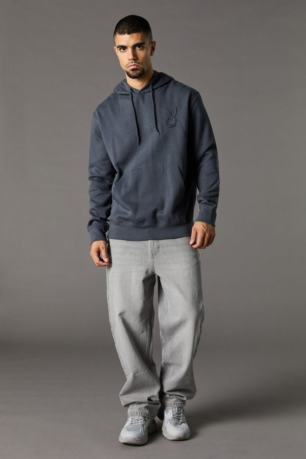 Playboy Embossed Fleece Hoodie - 图片 7