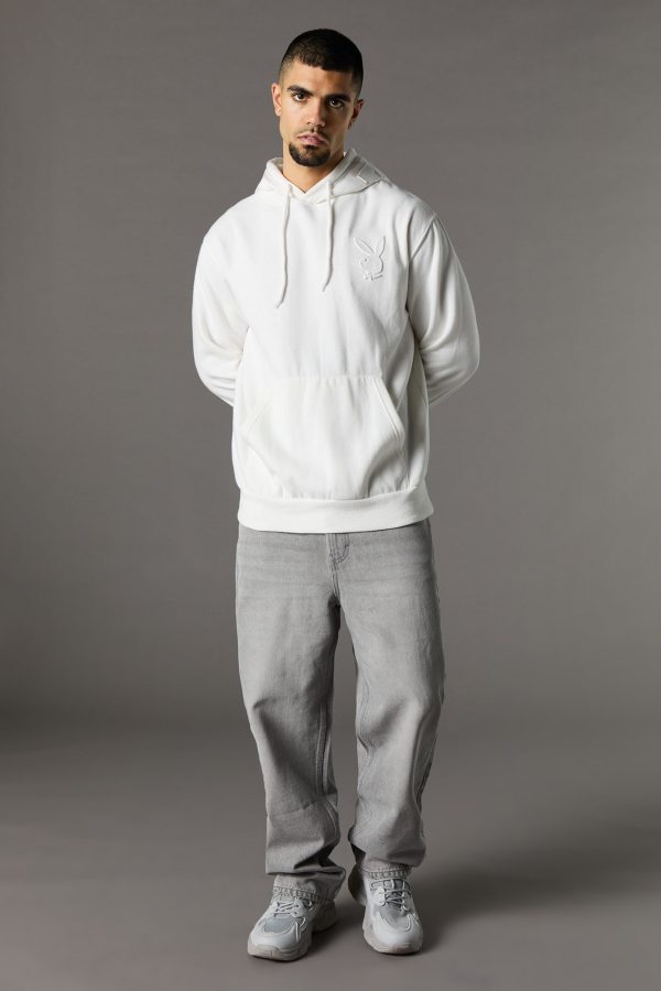 Playboy Embossed Fleece Hoodie - 图片 11