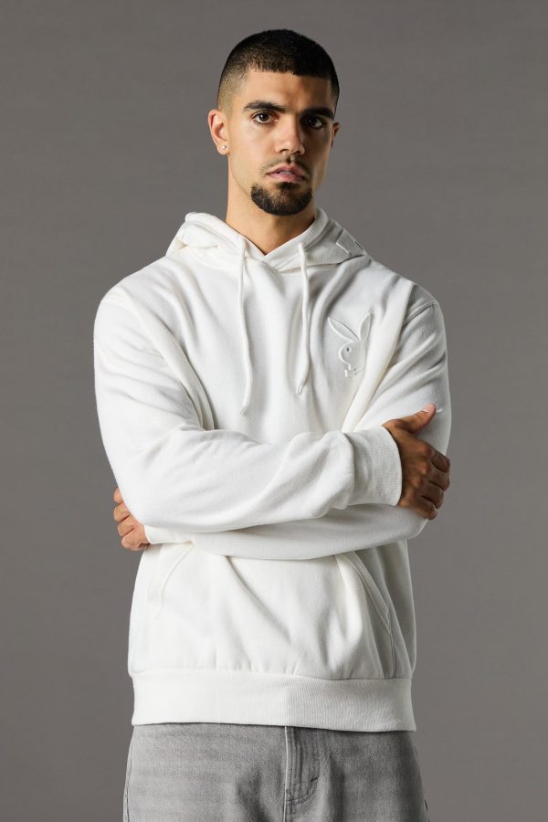 Playboy Embossed Fleece Hoodie - 图片 9