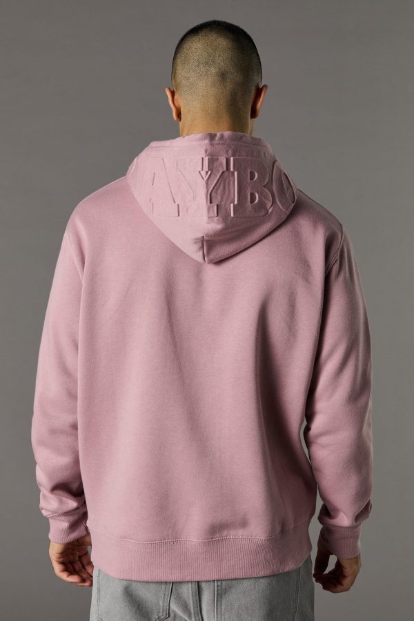 Playboy Embossed Fleece Hoodie - 图片 2