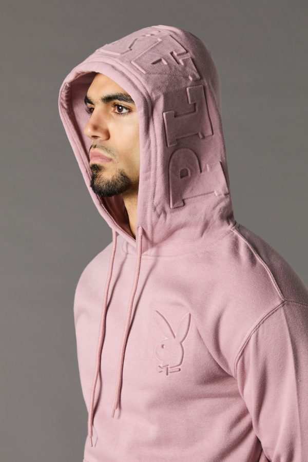 Playboy Embossed Fleece Hoodie - 图片 4