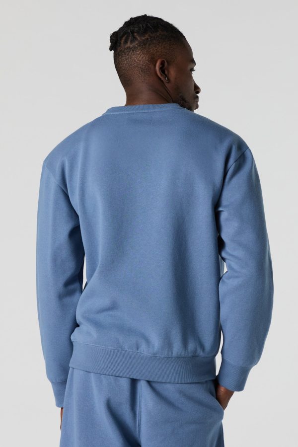 City Embossed Fleece Sweatshirt - 图片 2