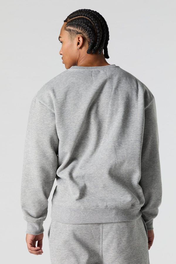 City Embossed Fleece Sweatshirt - 图片 11