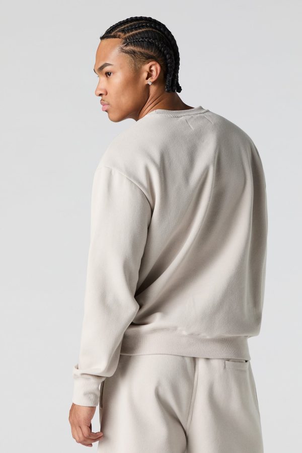 City Embossed Fleece Sweatshirt - 图片 14