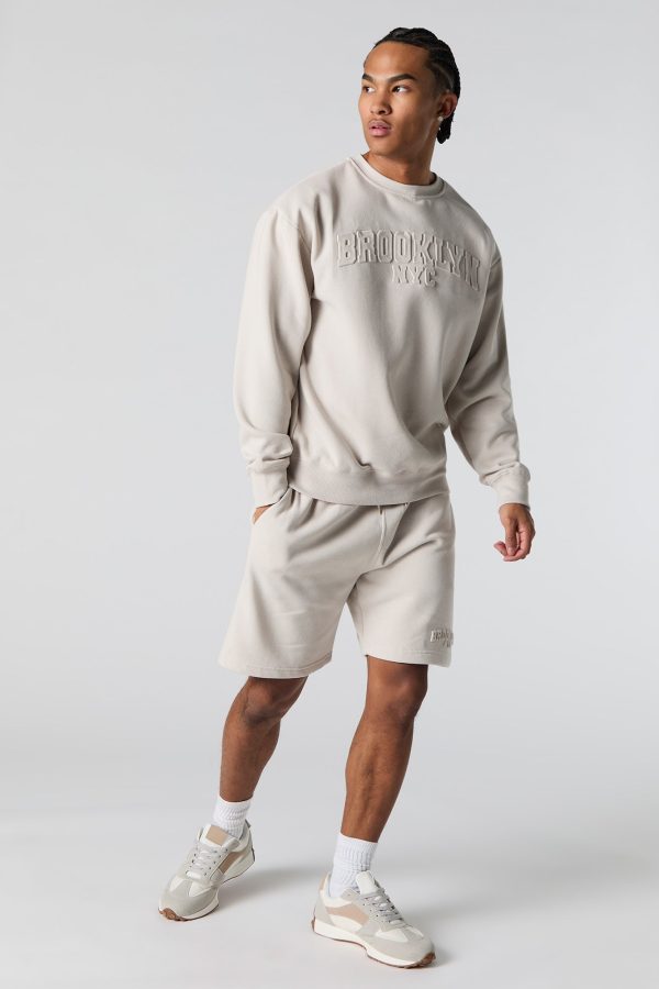 City Embossed Fleece Sweatshirt - 图片 15