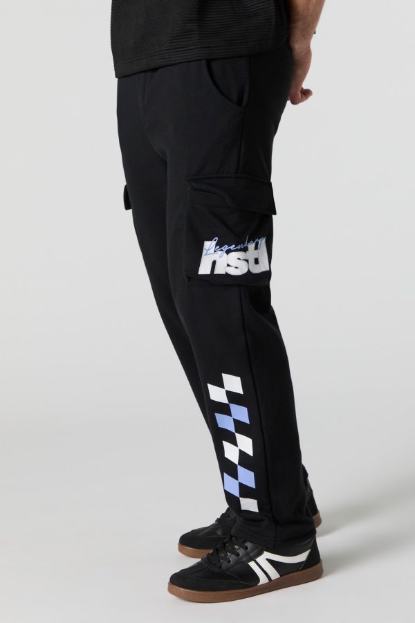 Racing Graphic Fleece Cargo Sweatpant - 图片 8