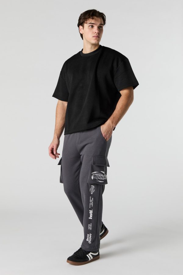 Racing Graphic Fleece Cargo Sweatpant - 图片 10