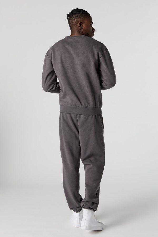 City Embossed Fleece Jogger - 图片 6