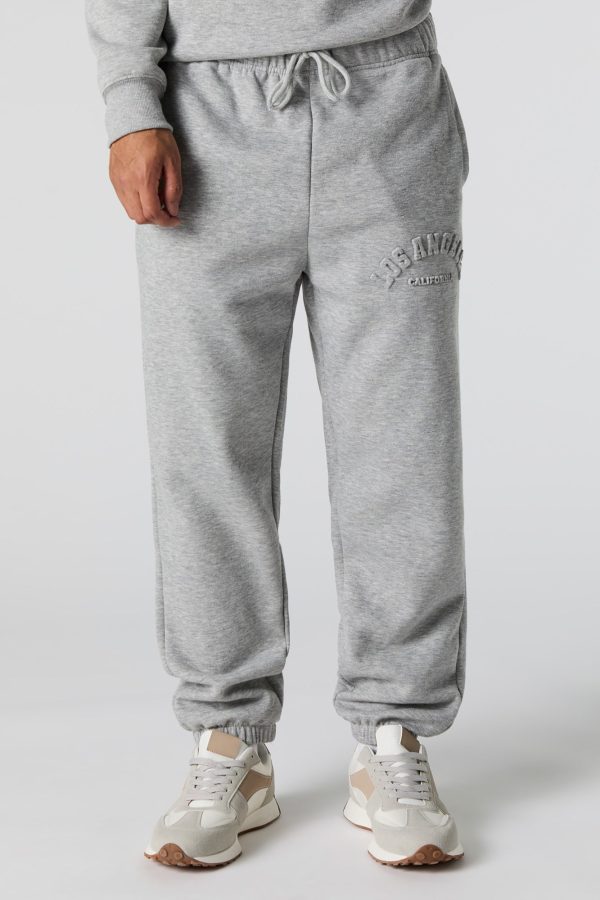 City Embossed Fleece Jogger - 图片 7