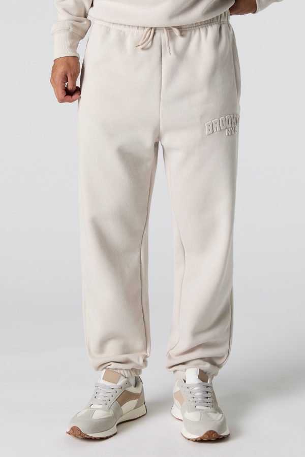 City Embossed Fleece Jogger - 图片 10