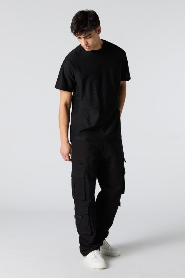 Textured Crewneck T-Shirt - 图片 6