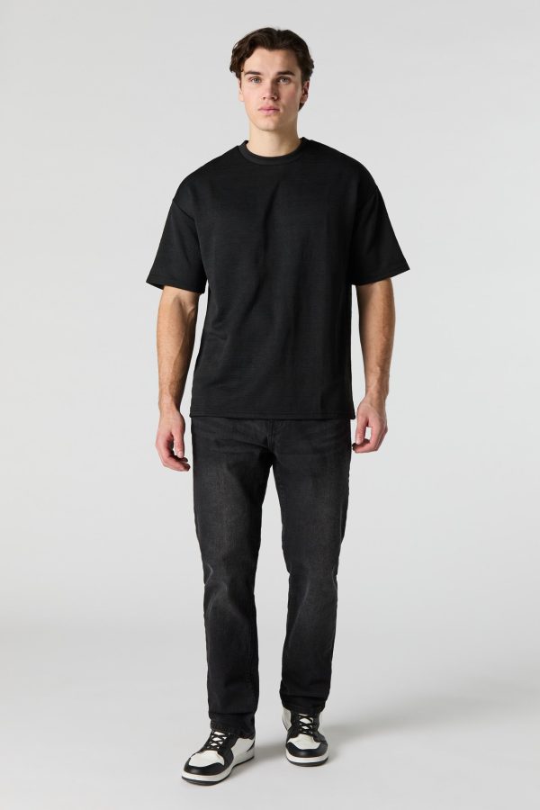 Geo Textured Relaxed T-Shirt - 图片 6