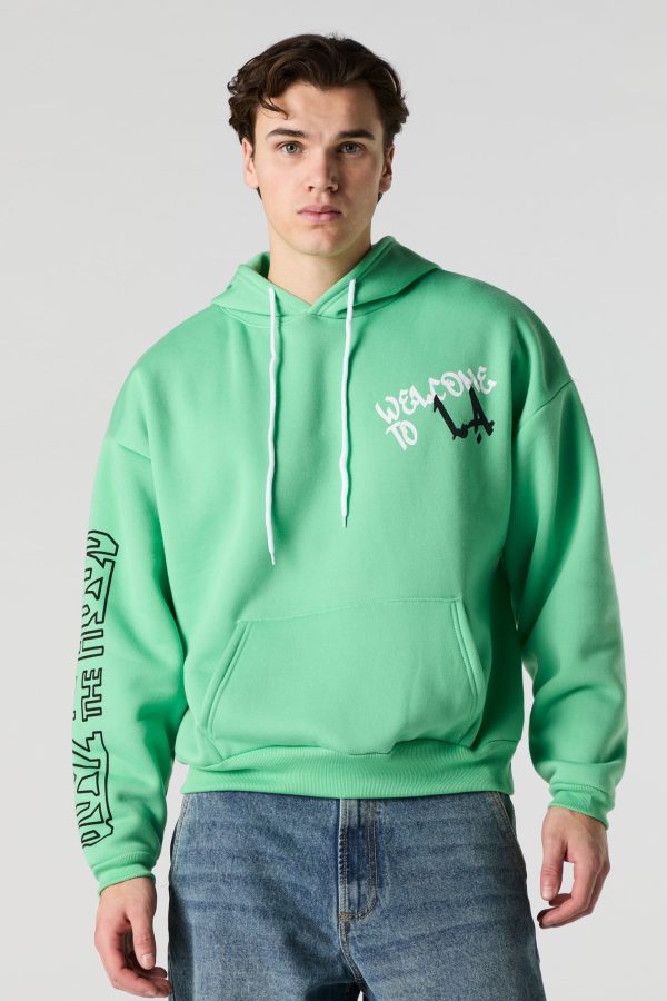 Boys N The Hood Graphic Fleece Hoodie - 图片 2